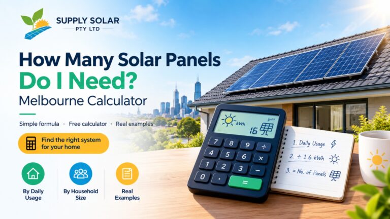 How Many Solar Panels Do I Need for My House in Melbourne?
