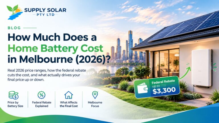 How Much Does a Home Battery Cost in Melbourne (2026)?