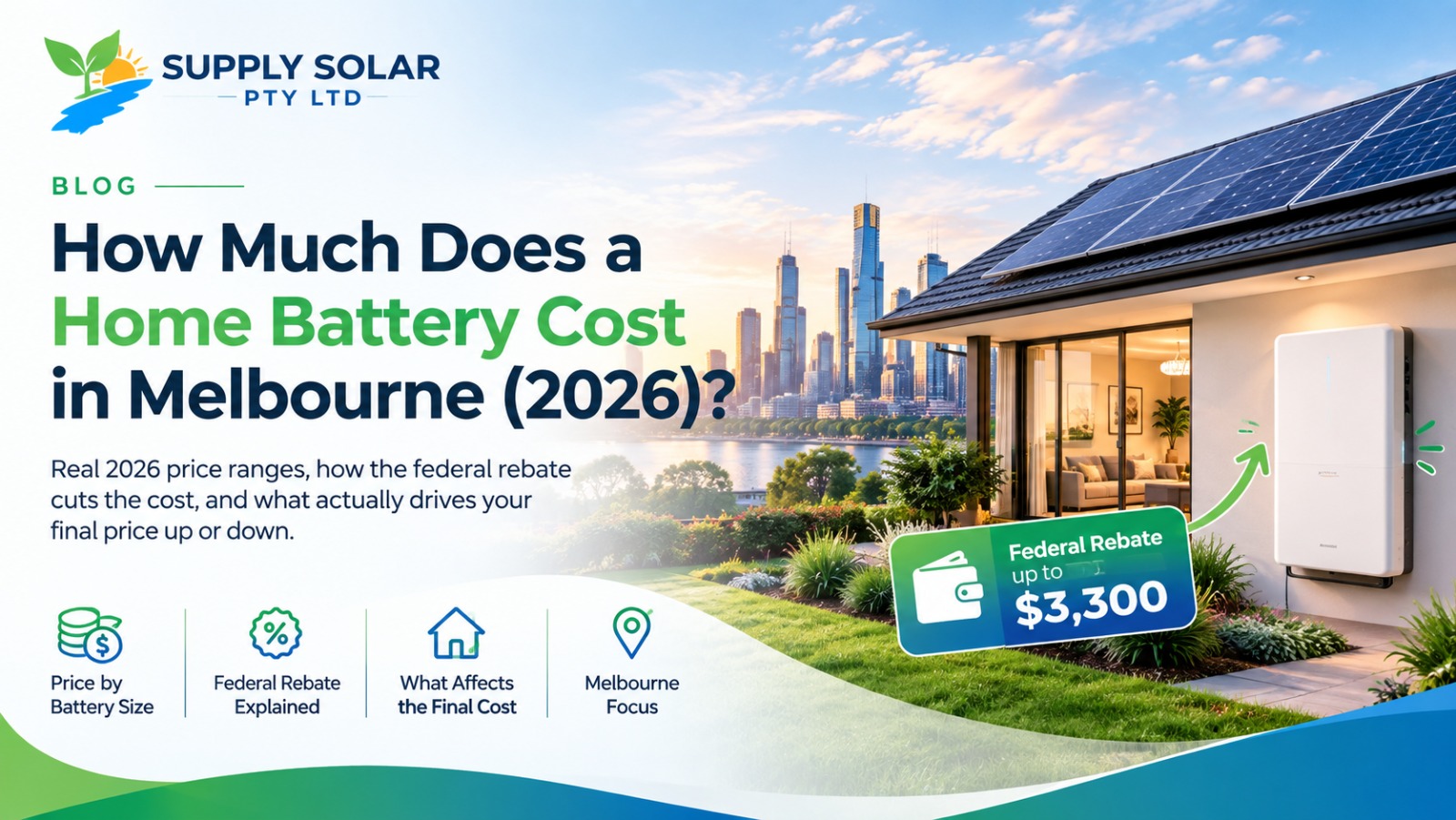 How Much Does a Home Battery Cost in Melbourne (2026)?